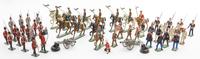A Collection of Painted Military Figures Height of average 2 1/2 inches. — 20TH CENTURY