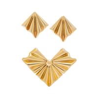 VAN CLEEF & ARPELS, YELLOW GOLD EARCLIPS