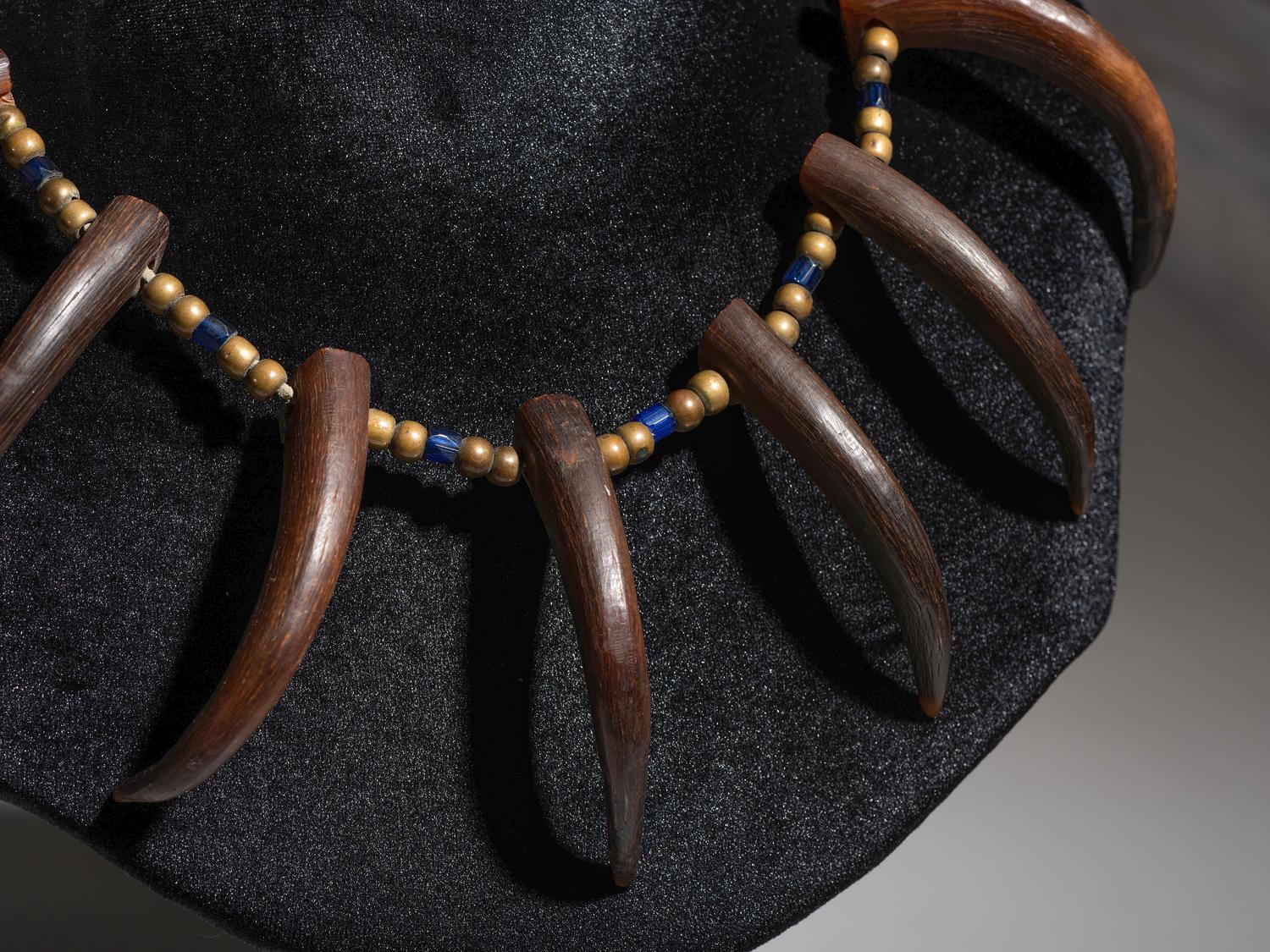 Northern Plains Imitation Bear Claw Necklace