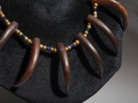 Northern Plains Imitation Bear Claw Necklace