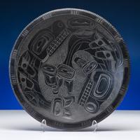 Haida Carved Argillite Platter