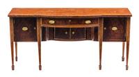 A Sheraton Style Sideboard Height 3 1/8 x width 6 3/8 x depth 2 inches. — Gilbert Mena, 1993