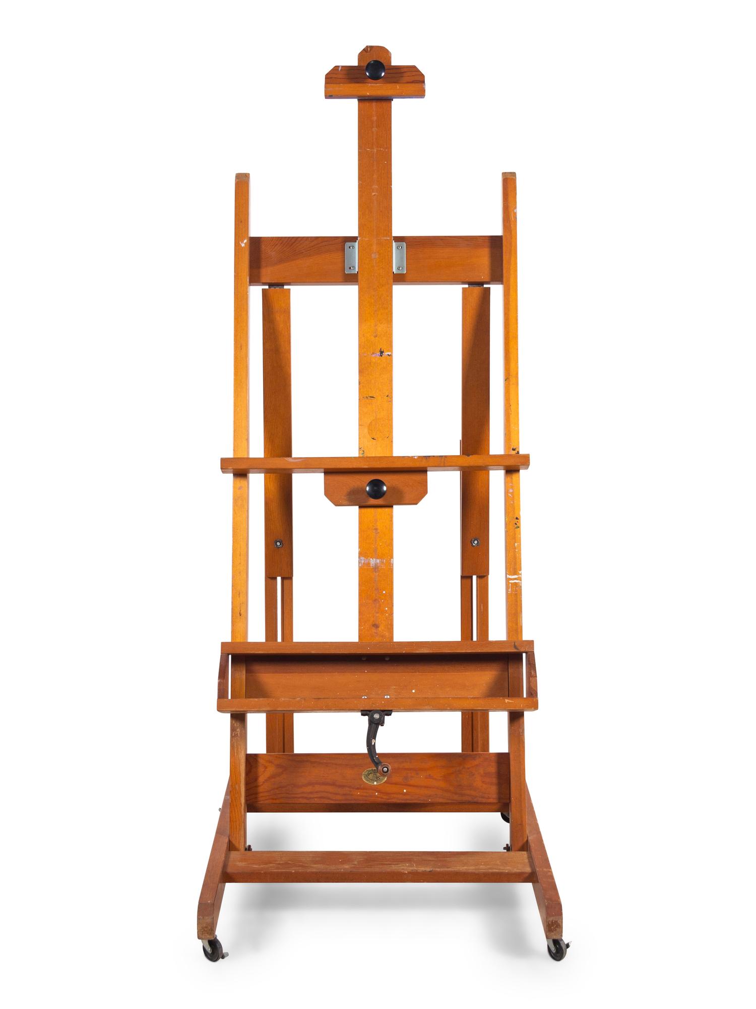 An Anco Bilt Adjustable Wooden Easel