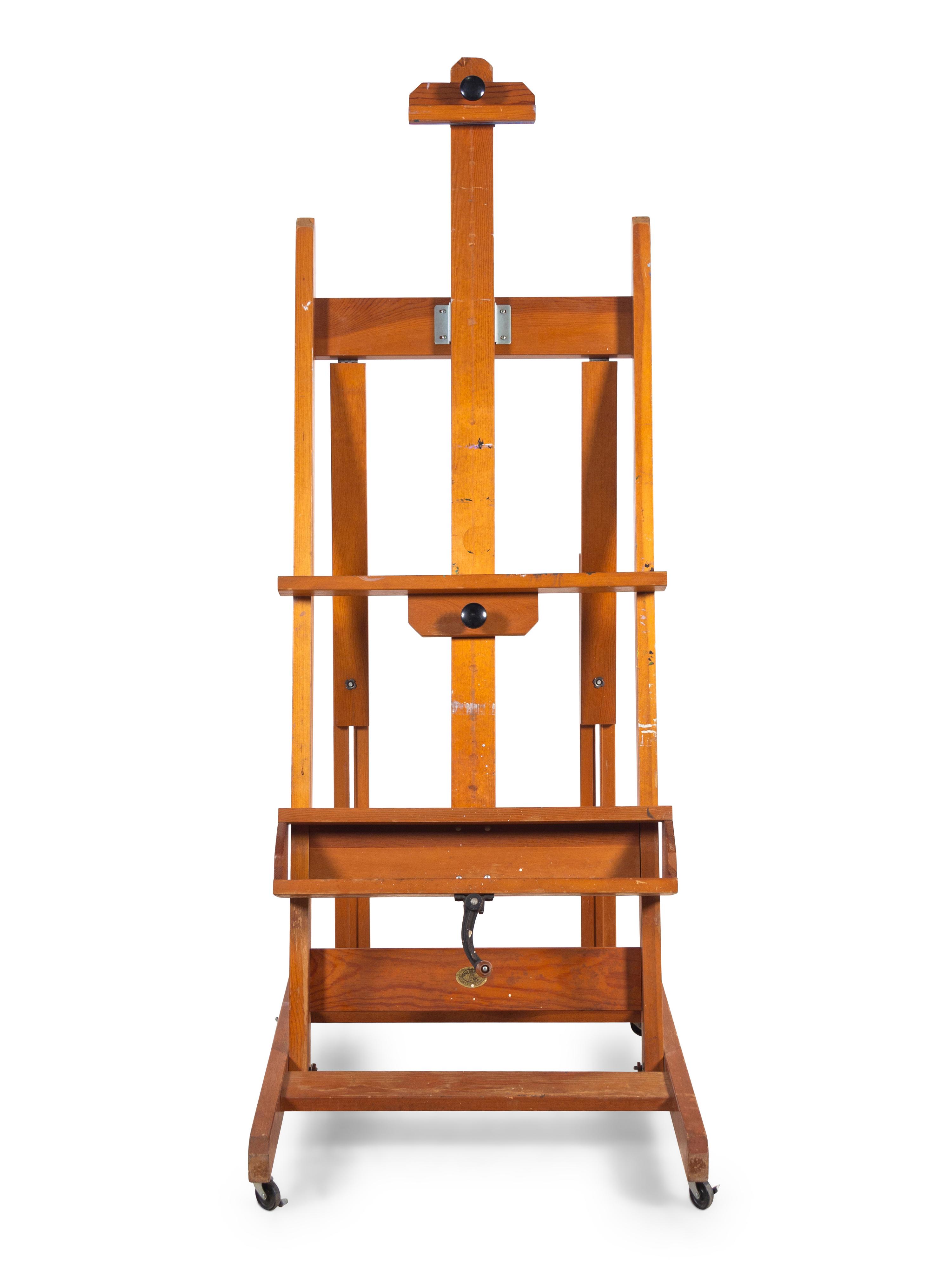 An Anco Bilt Adjustable Wooden Easel
