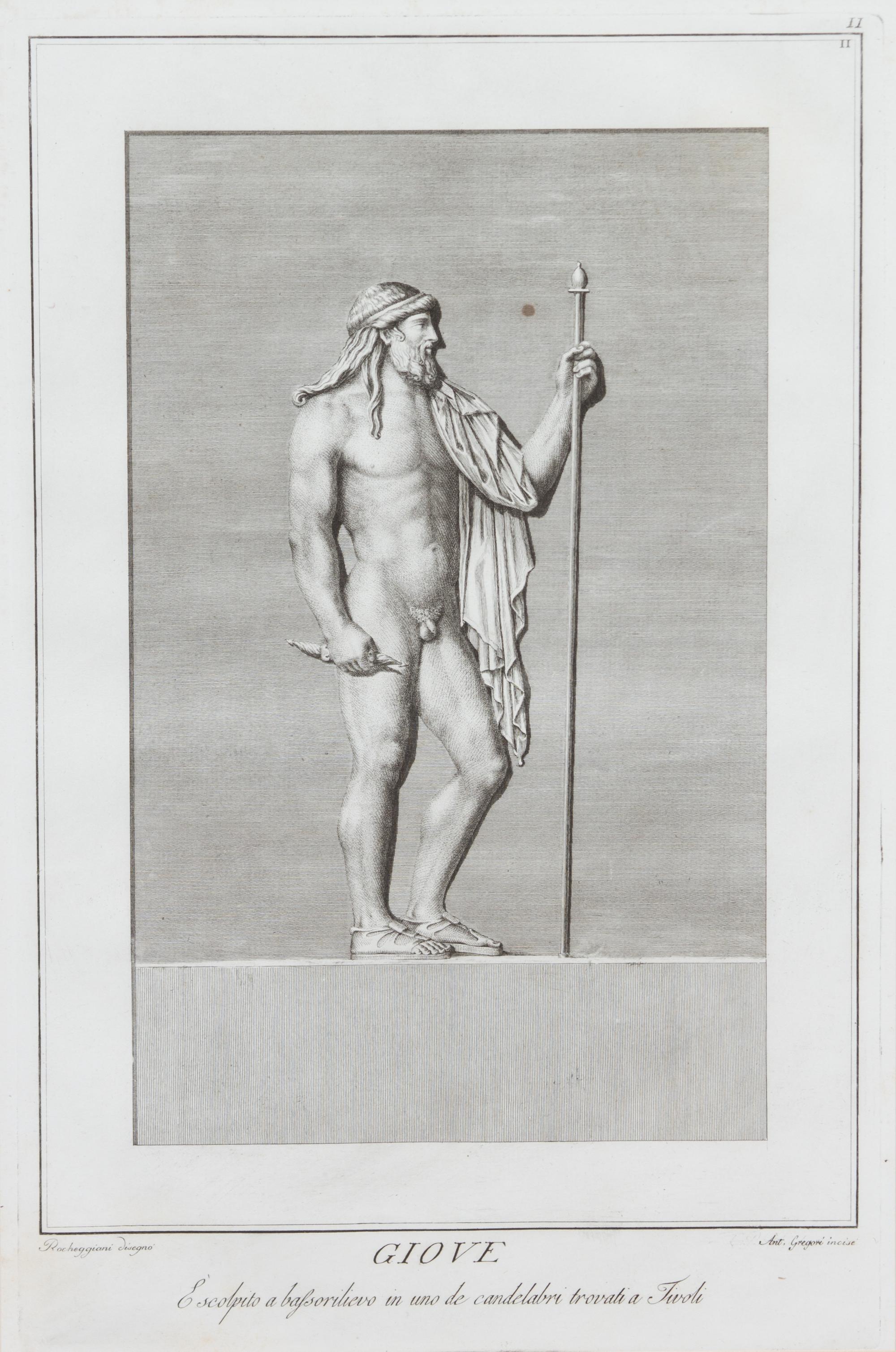A Collection of Eight Black and White Engravings Each: 20 x 12 inches.