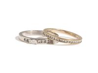 COLLECTION OF DIAMOND BAND RINGS