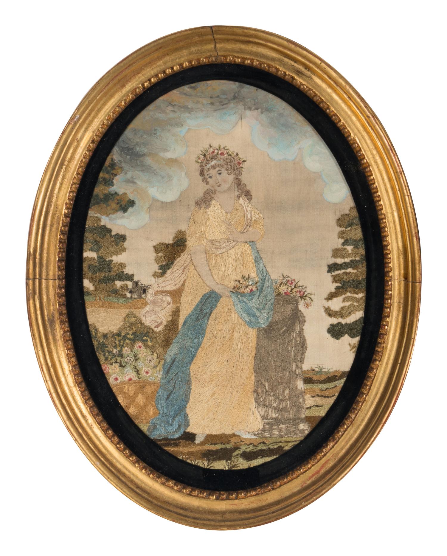 Three English Needlework Pictures
