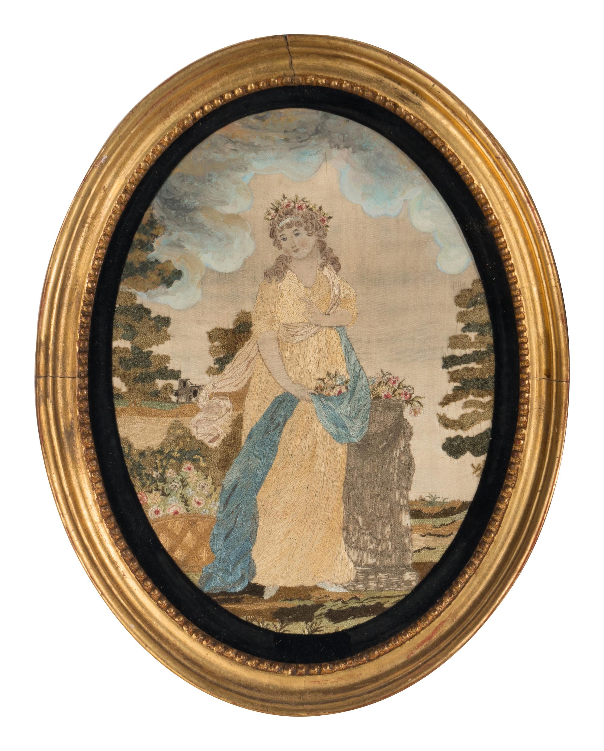 Three English Needlework Pictures