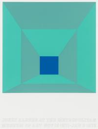 Josef Albers, (American/German, 1888-1976), Josef Albers at the Metropolitan Museum of Art, 1971