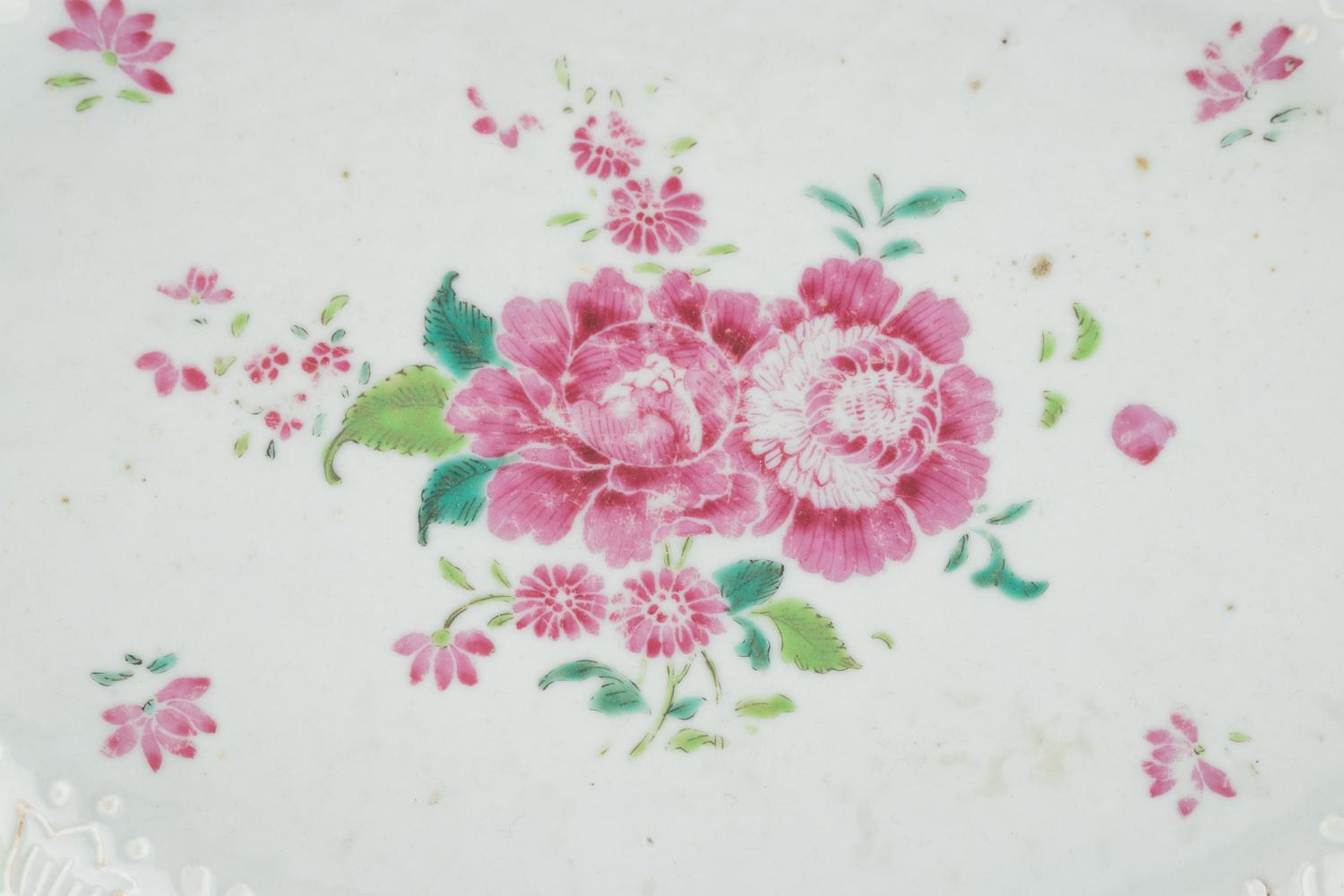 Three Chinese Export Porcelain Serving Dishes