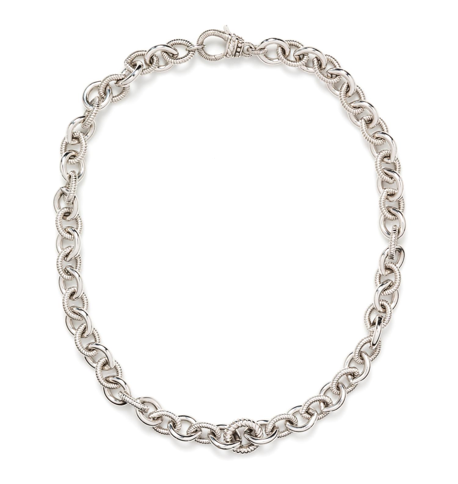 A Sterling Silver Necklace, Judith Ripka, 60.50 dwts.