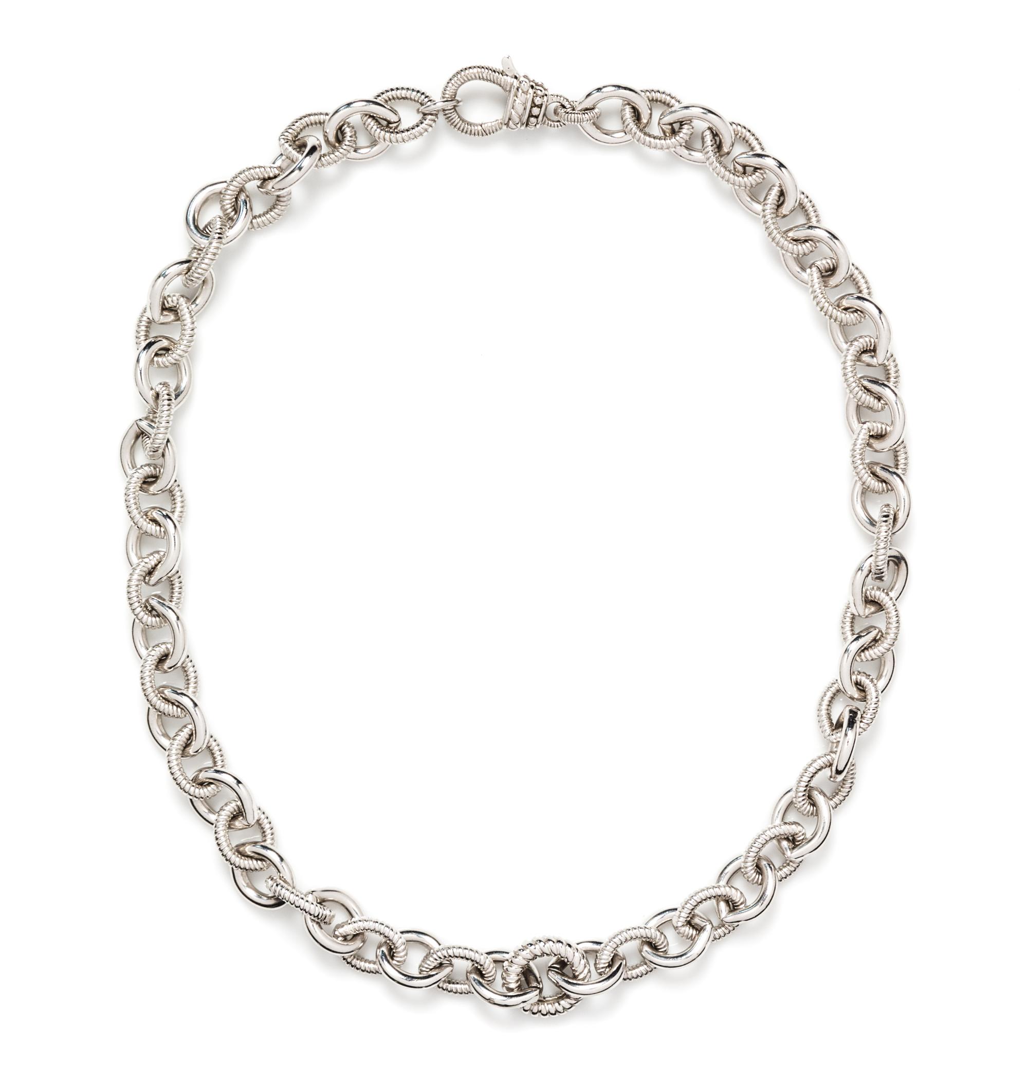 A Sterling Silver Necklace, Judith Ripka, 60.50 dwts.