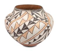 Acoma Polychrome Pottery Jar