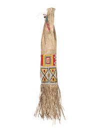 Sioux Quilled Hide Tobacco Bag