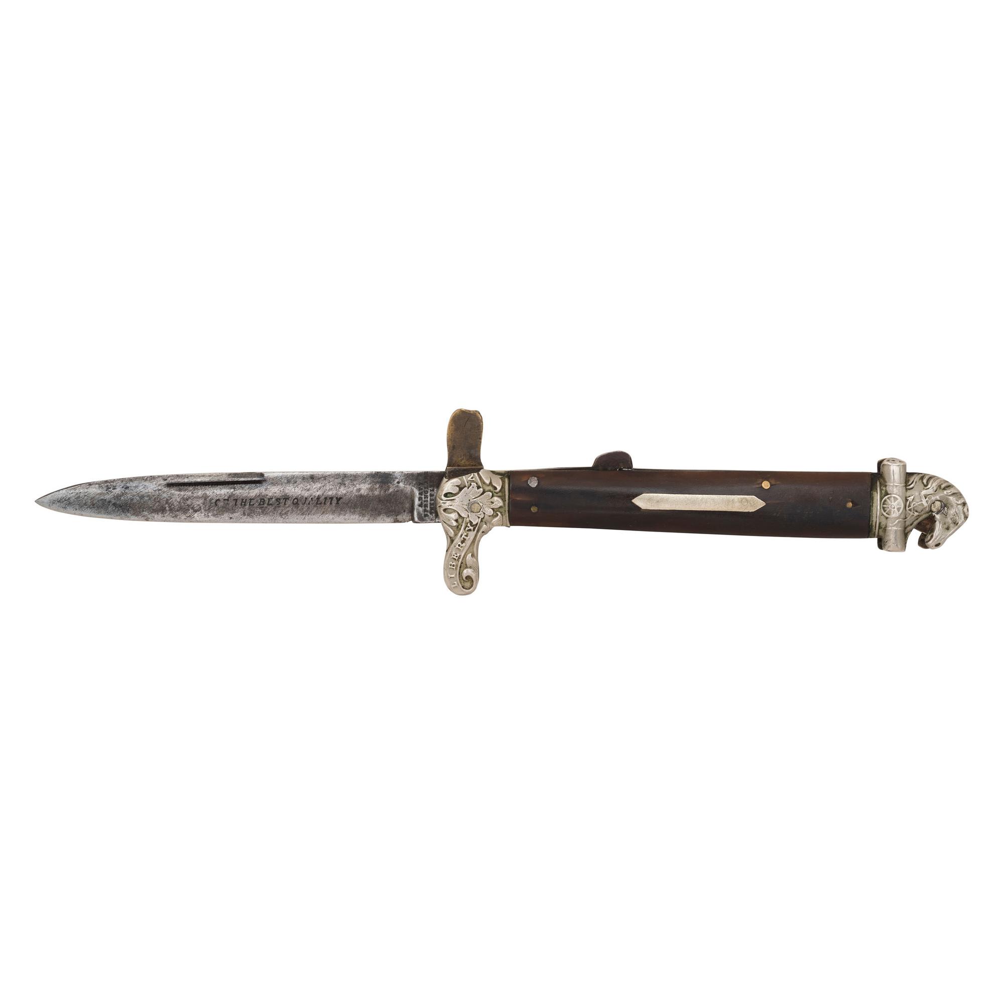 Horse Head Folding "Liberty & Union" Pocket Knife