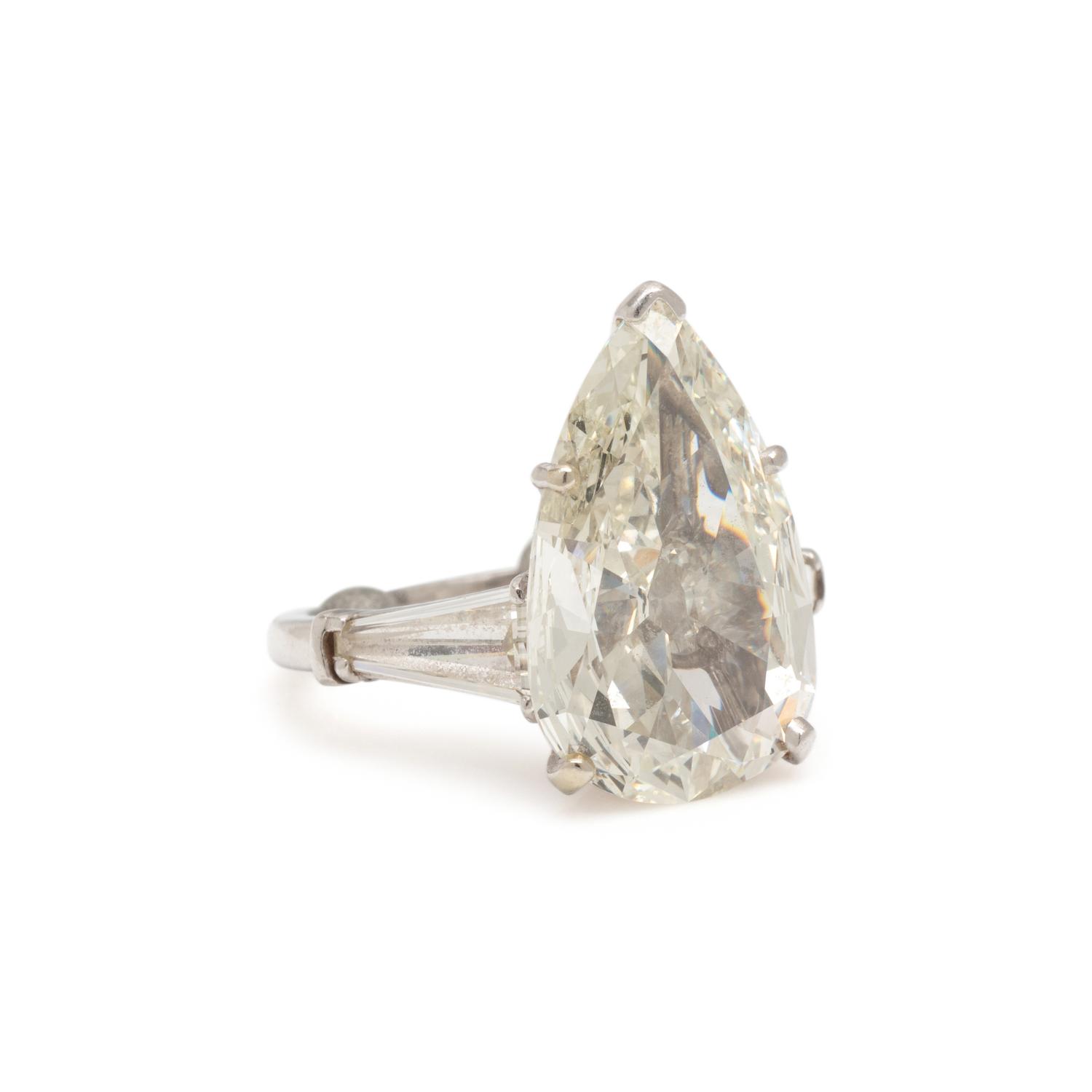 PLATINUM AND DIAMOND RING