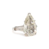 PLATINUM AND DIAMOND RING