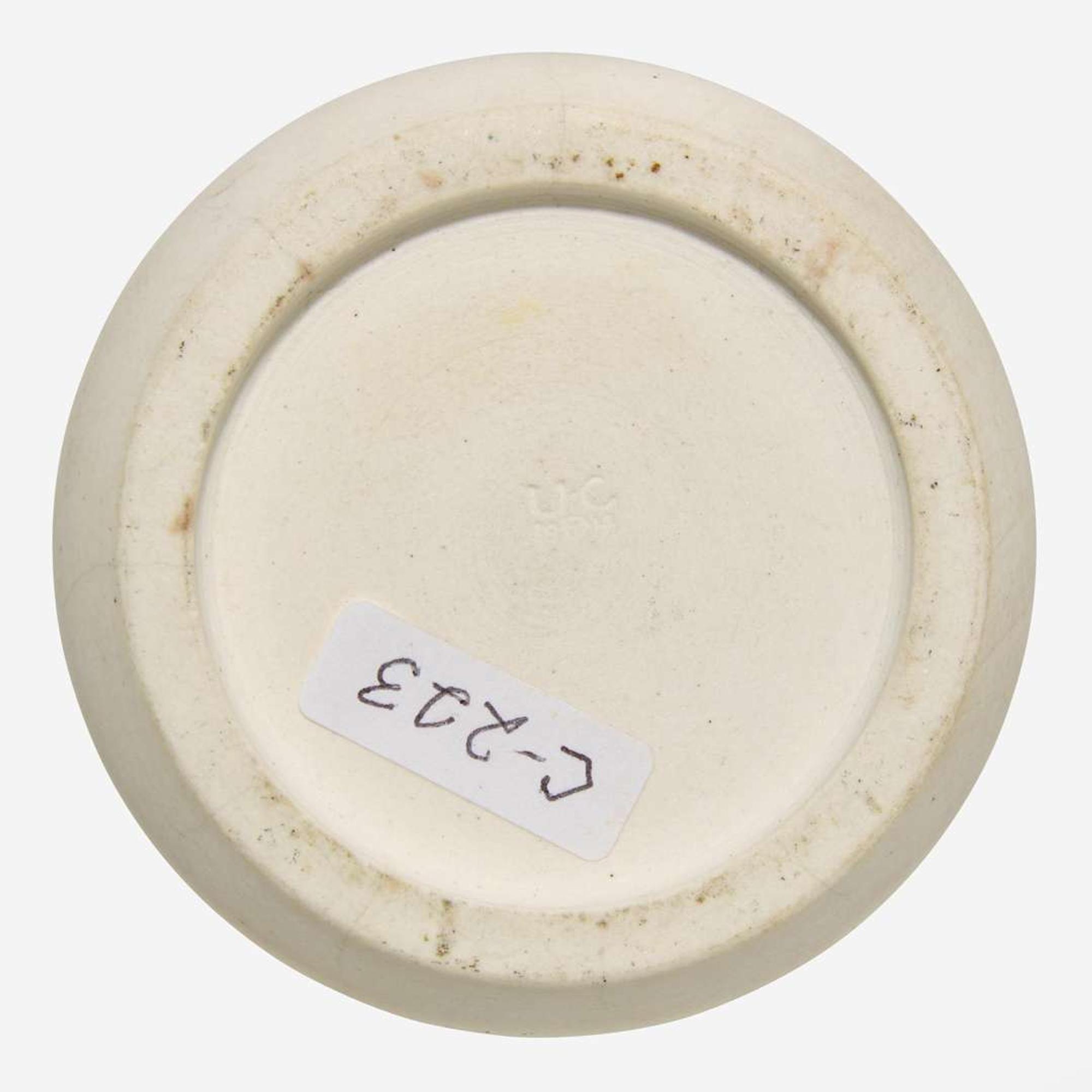 Katherine E. Cherry (American, 1871-1931) Carved Vase, University City Pottery, USA, 1914