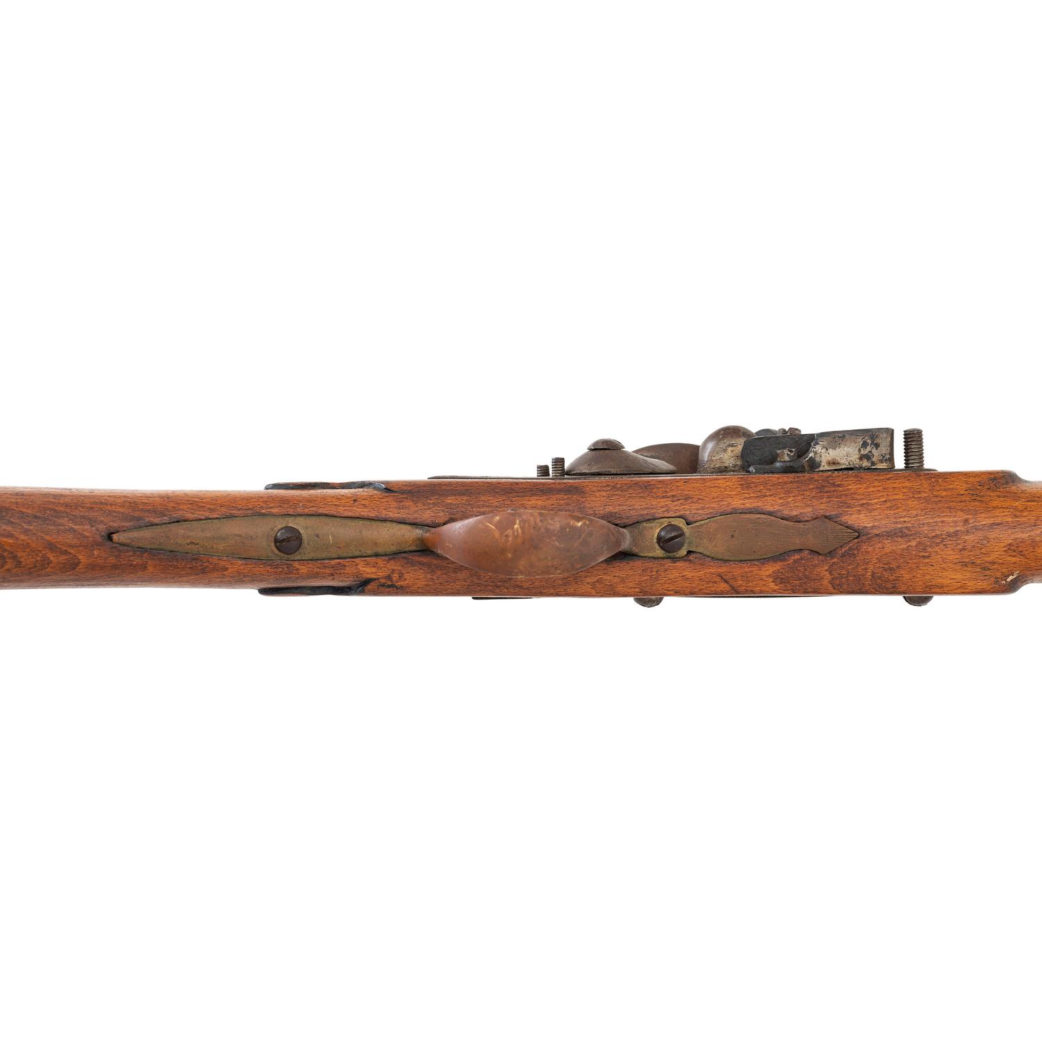 Late 19th Century Belgian Made Flintlock African Trade Gun