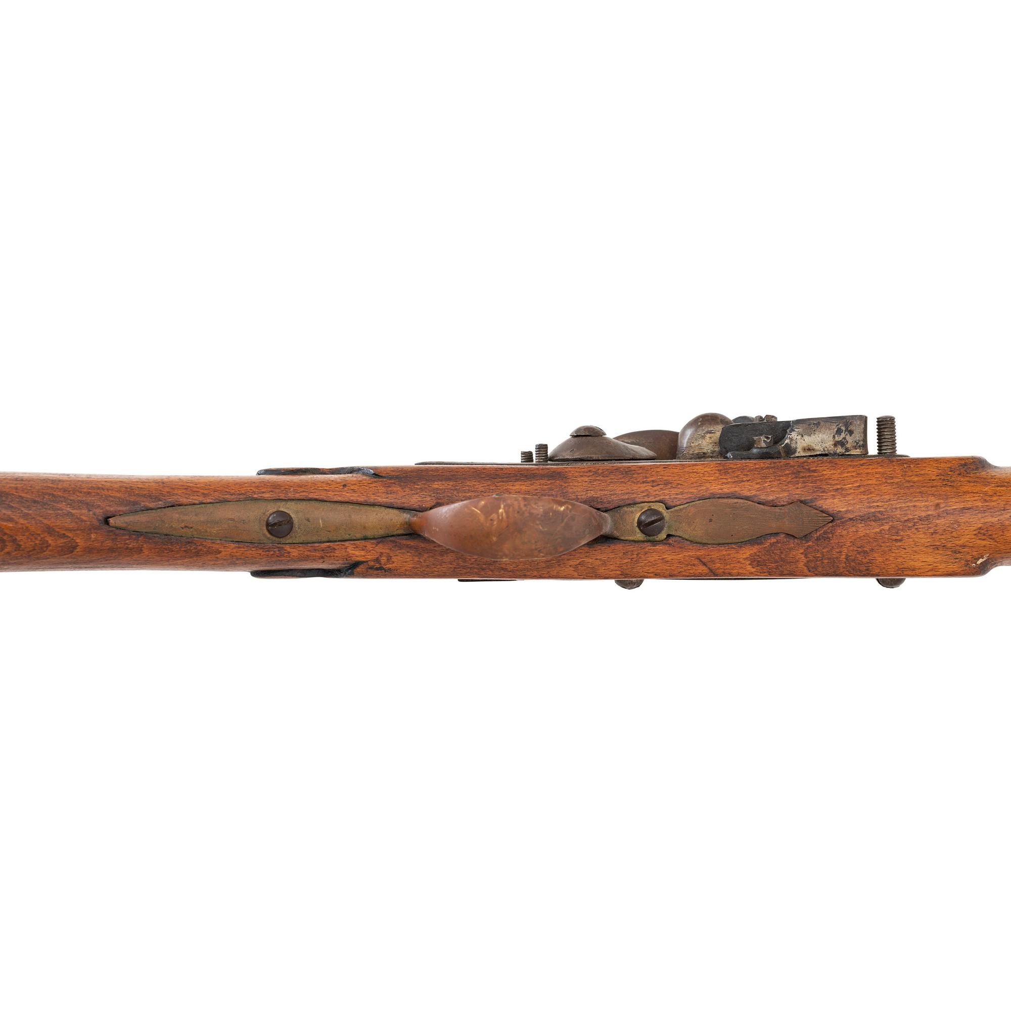 Late 19th Century Belgian Made Flintlock African Trade Gun