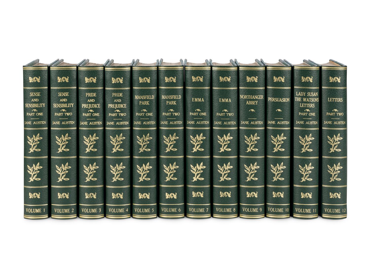 AUSTEN, Jane (1775-1817). The Novels and Letters . R. Brimley Johnson, editor. New York and Philadelphia: Frank S. Holby, 1906.