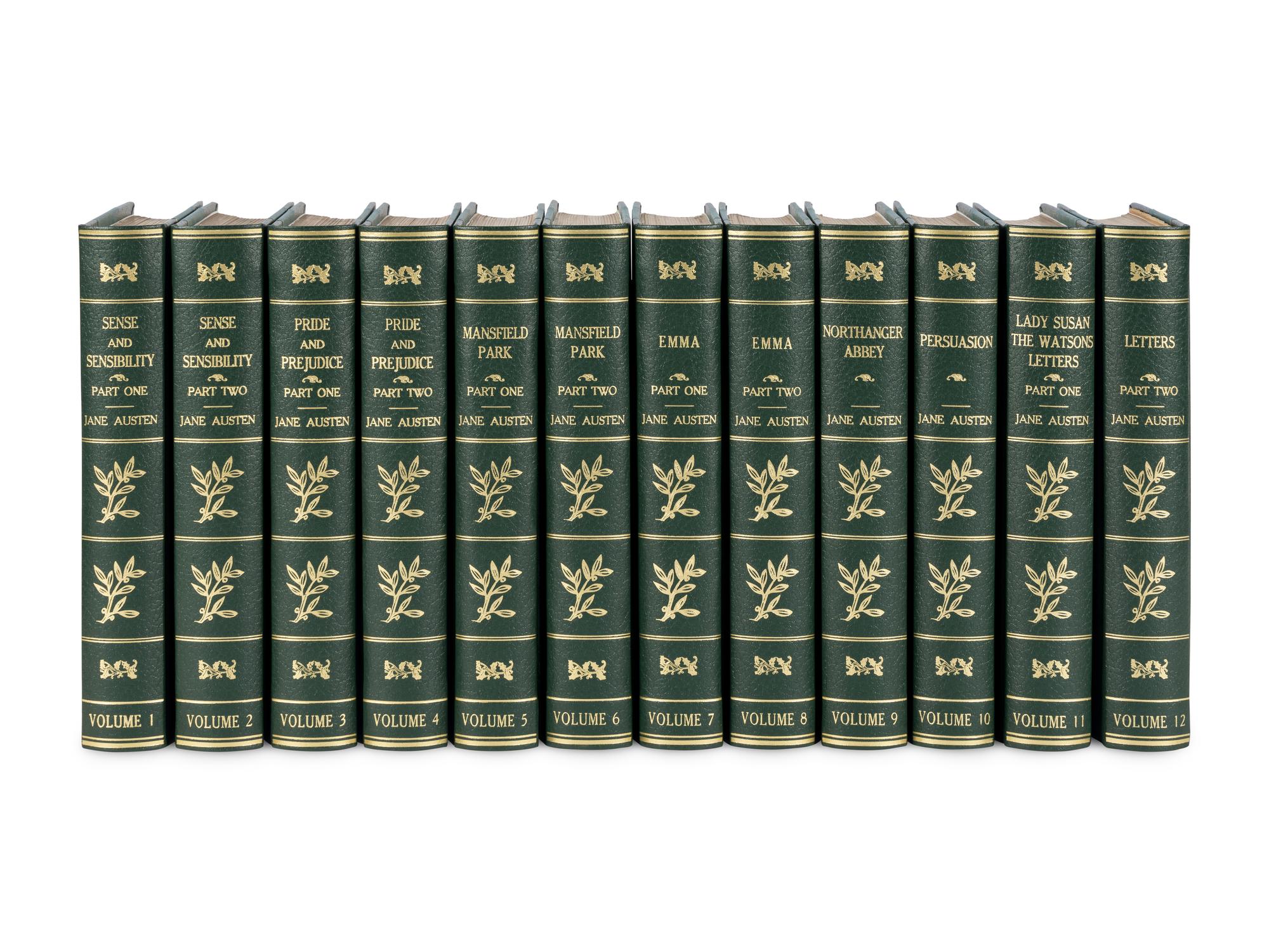 AUSTEN, Jane (1775-1817). The Novels and Letters . R. Brimley Johnson, editor. New York and Philadelphia: Frank S. Holby, 1906.