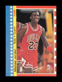 A 1987 Fleer Michael Jordan Basketball Sticker No. 2