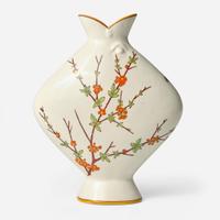 A Wedgwood Christopher Dresser (1834-1904) Designed Queensware Fish Vase UK, 1870s