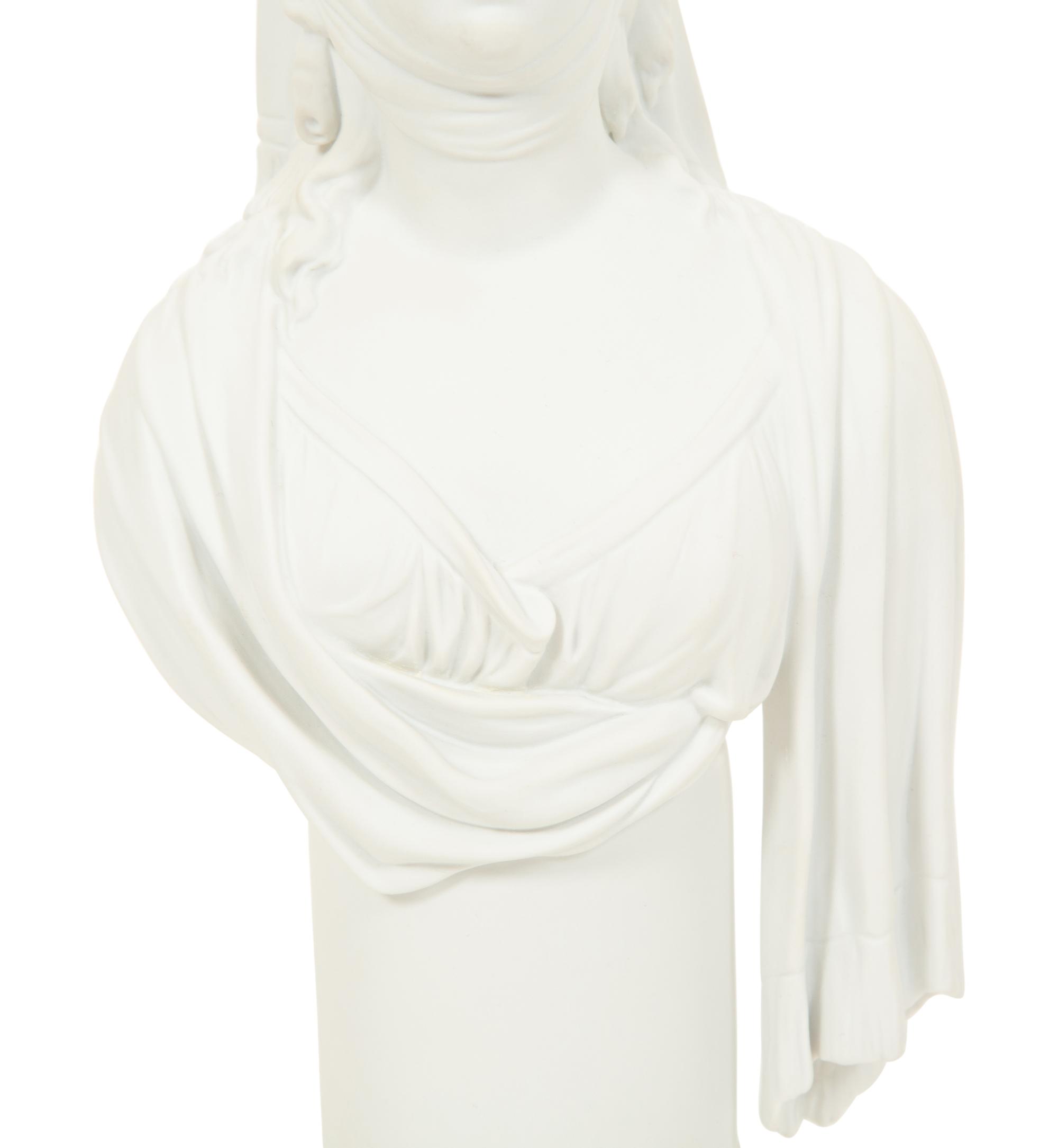 A Berlin (K.P.M.) Bisque Porcelain Bust