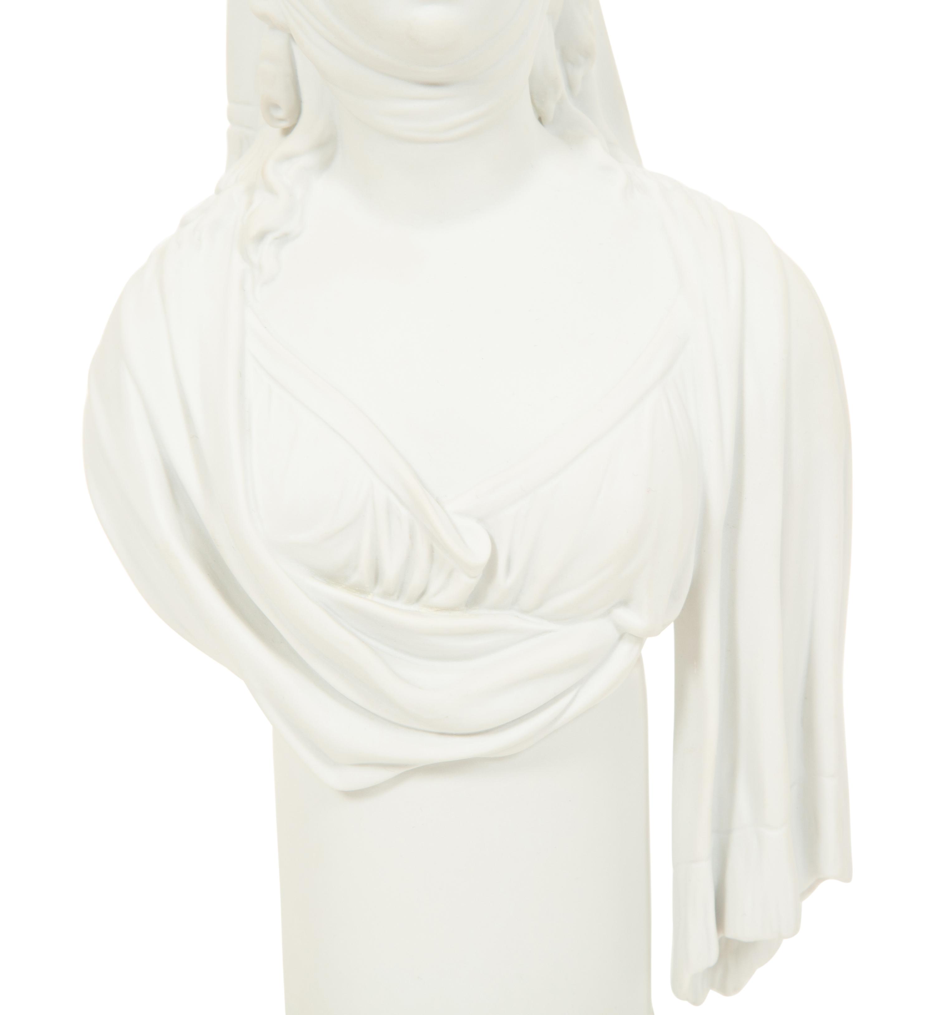 A Berlin (K.P.M.) Bisque Porcelain Bust