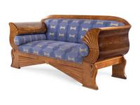 An Austrian Walnut Settee