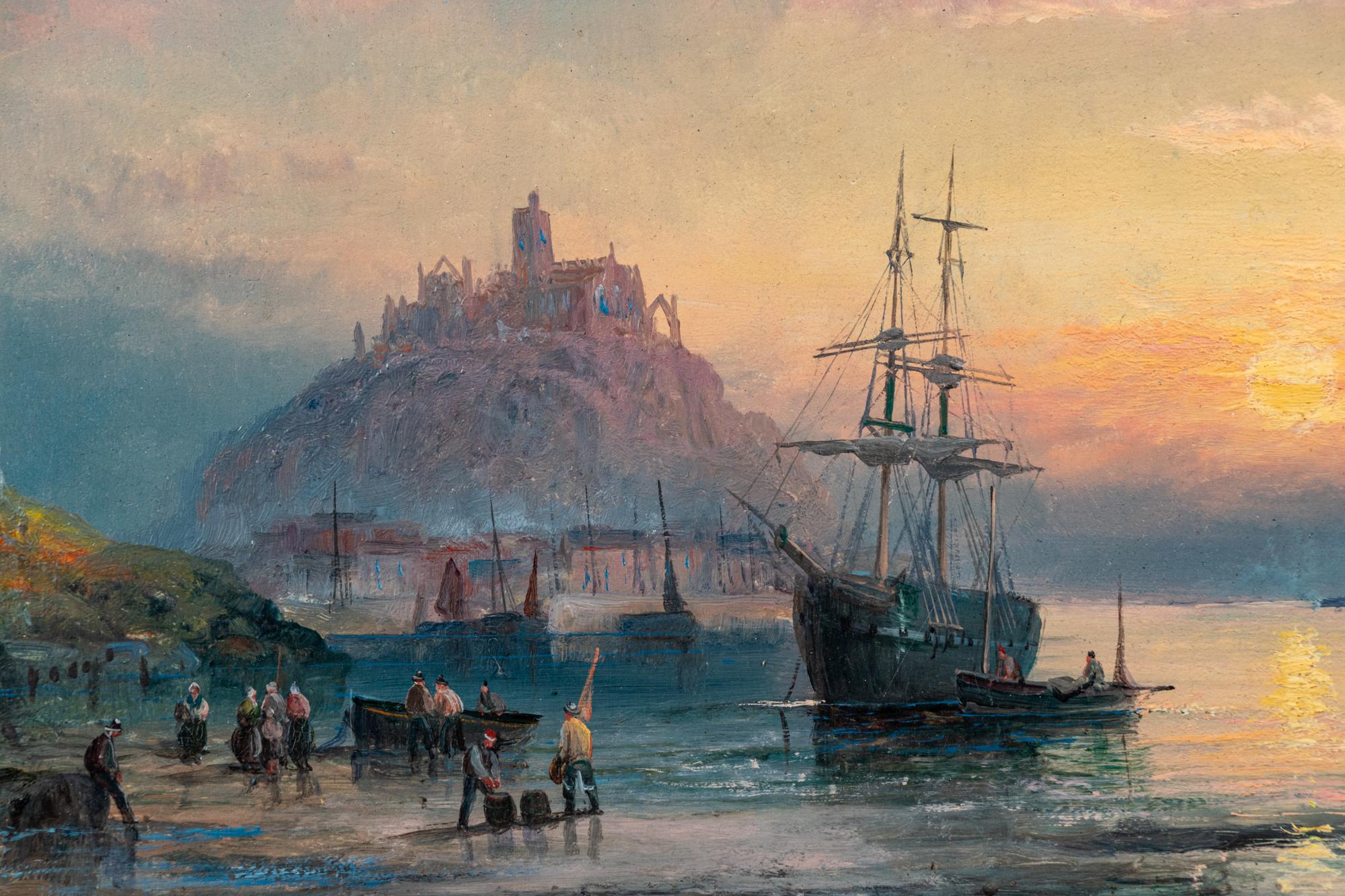 St. Michael's Mount and Norfolk Coast (a pair of works)