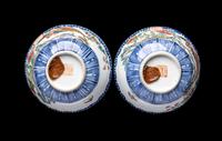 Two Pairs of Chinese Blue and White Porcelain Wares