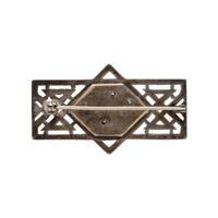 COLLECTION OF MARCASITE JEWELRY WITH MONOGRAMMED PIN