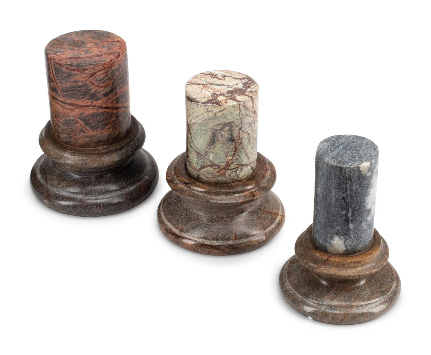 A Group of Eight Grand Tour Style Marble Columns