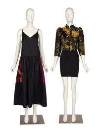 Two Dries Van Noten Items: Dress and Jacket, 2010s