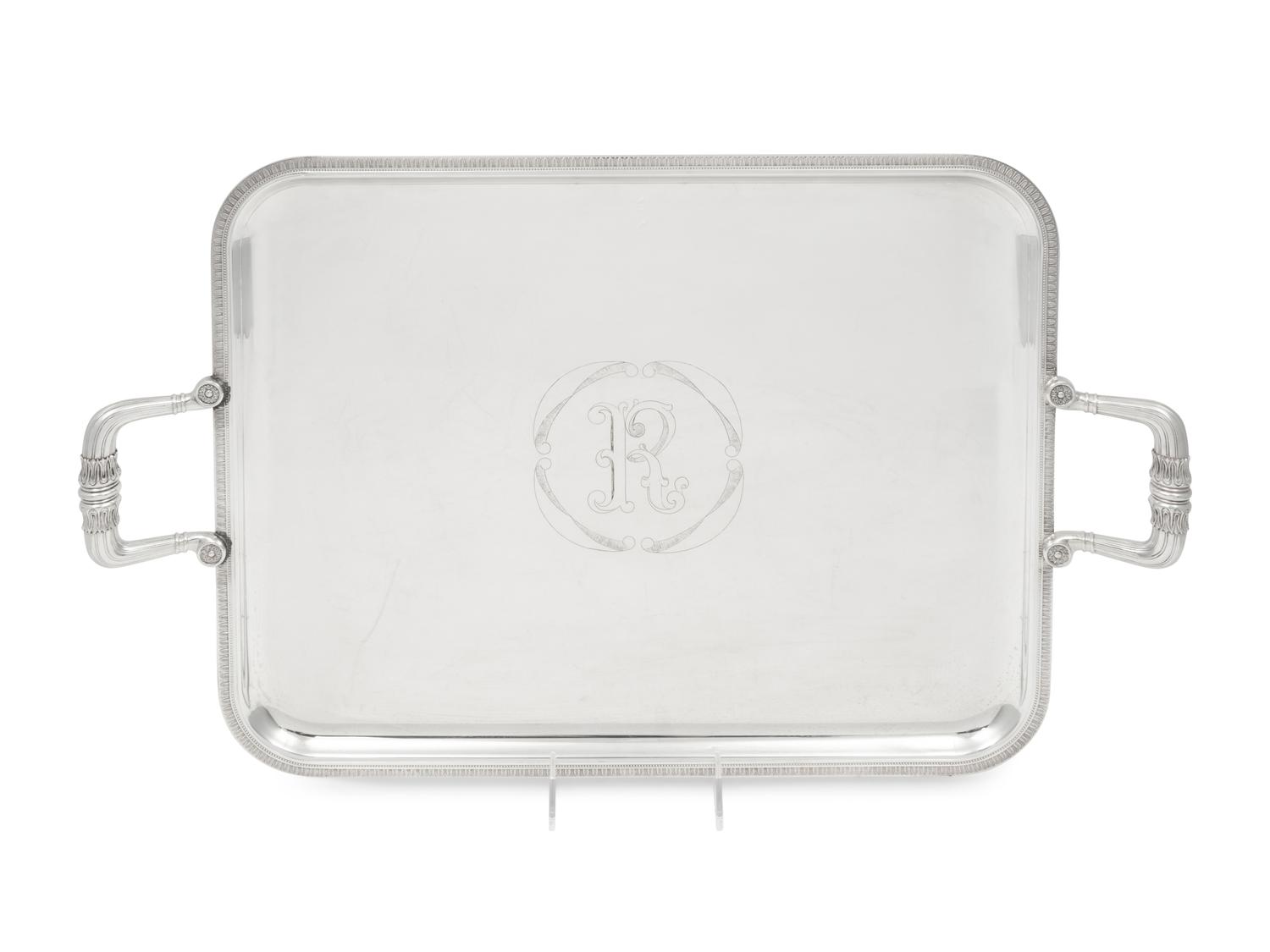 A Christofle Silver-Plate Serving Tray