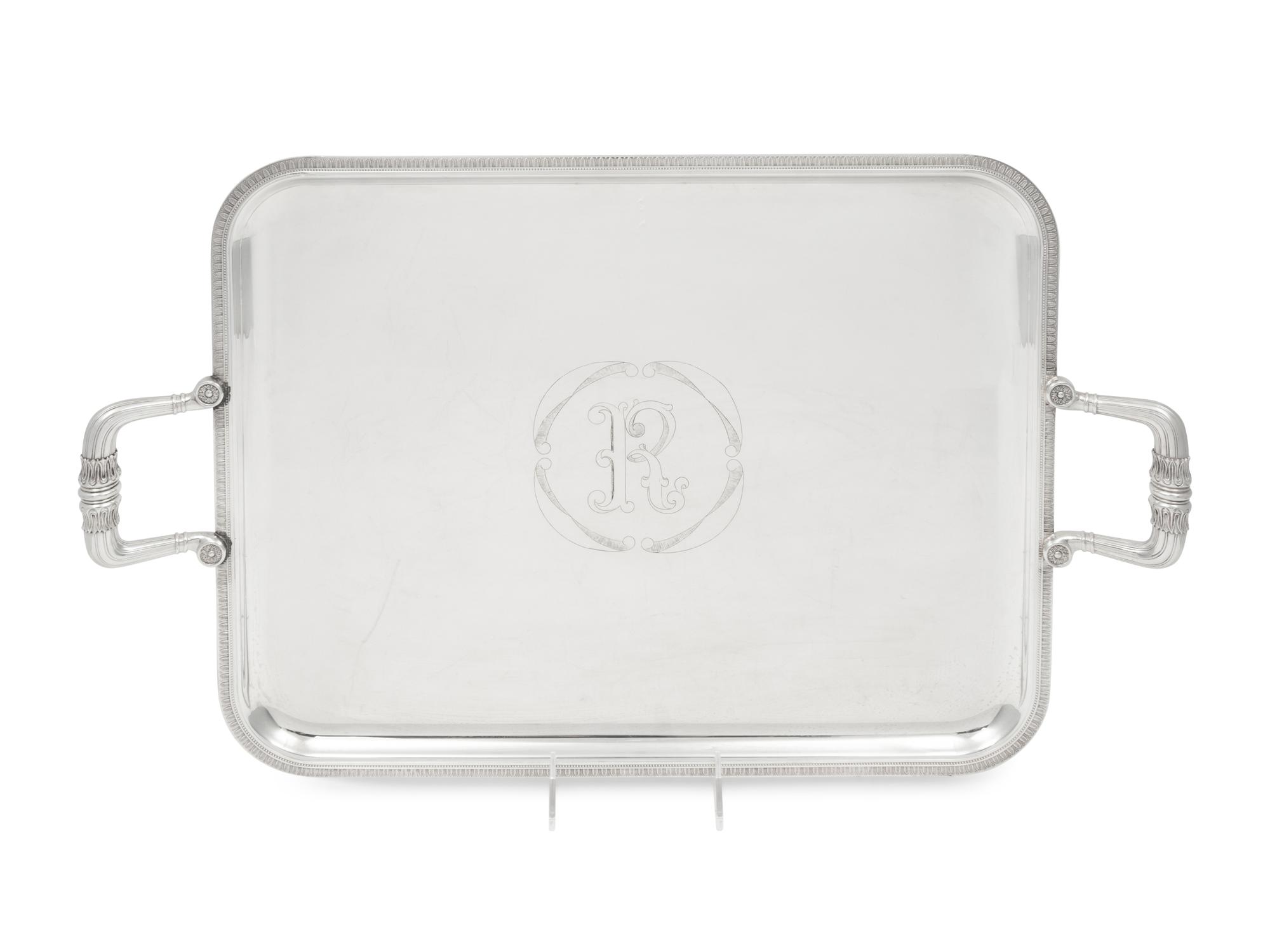 A Christofle Silver-Plate Serving Tray