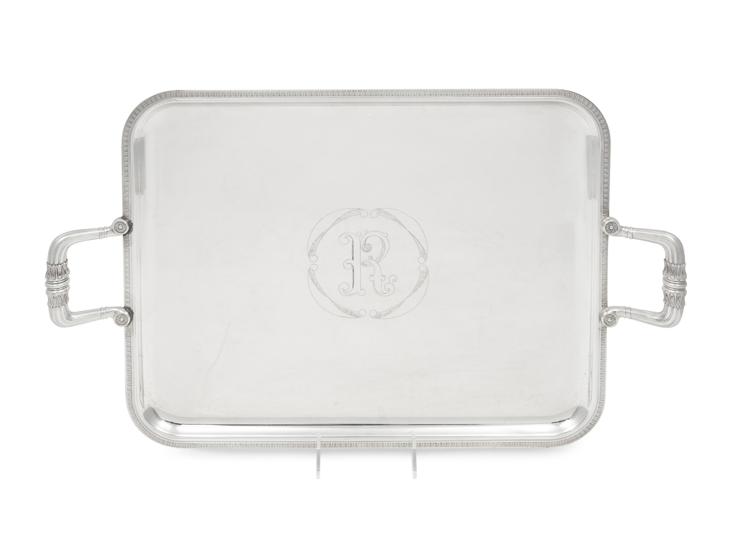 A Christofle Silver-Plate Serving Tray