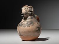 Cochiti Pottery Pitcher, Ram