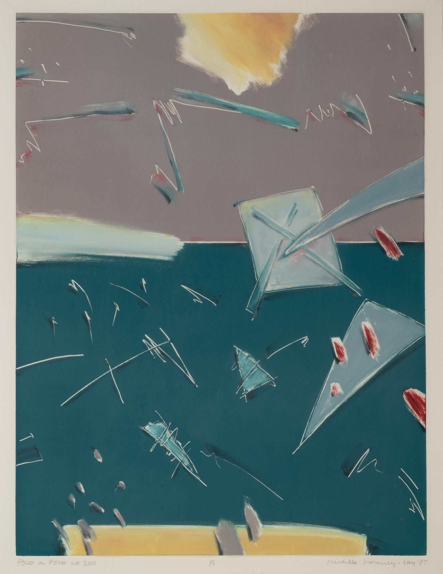 Poco a Poco #132, #173, and #200 (A Group of Three Works)