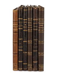 [MANUSCRIPTS—ENGINEERING & SCIENCE]. [COPPÉE, Evence (1851-1925)]. Collection of six notebooks for classes in various scientific fields which he attended at Catholic University at Louvain. [Louvain, ca 1868-1870].