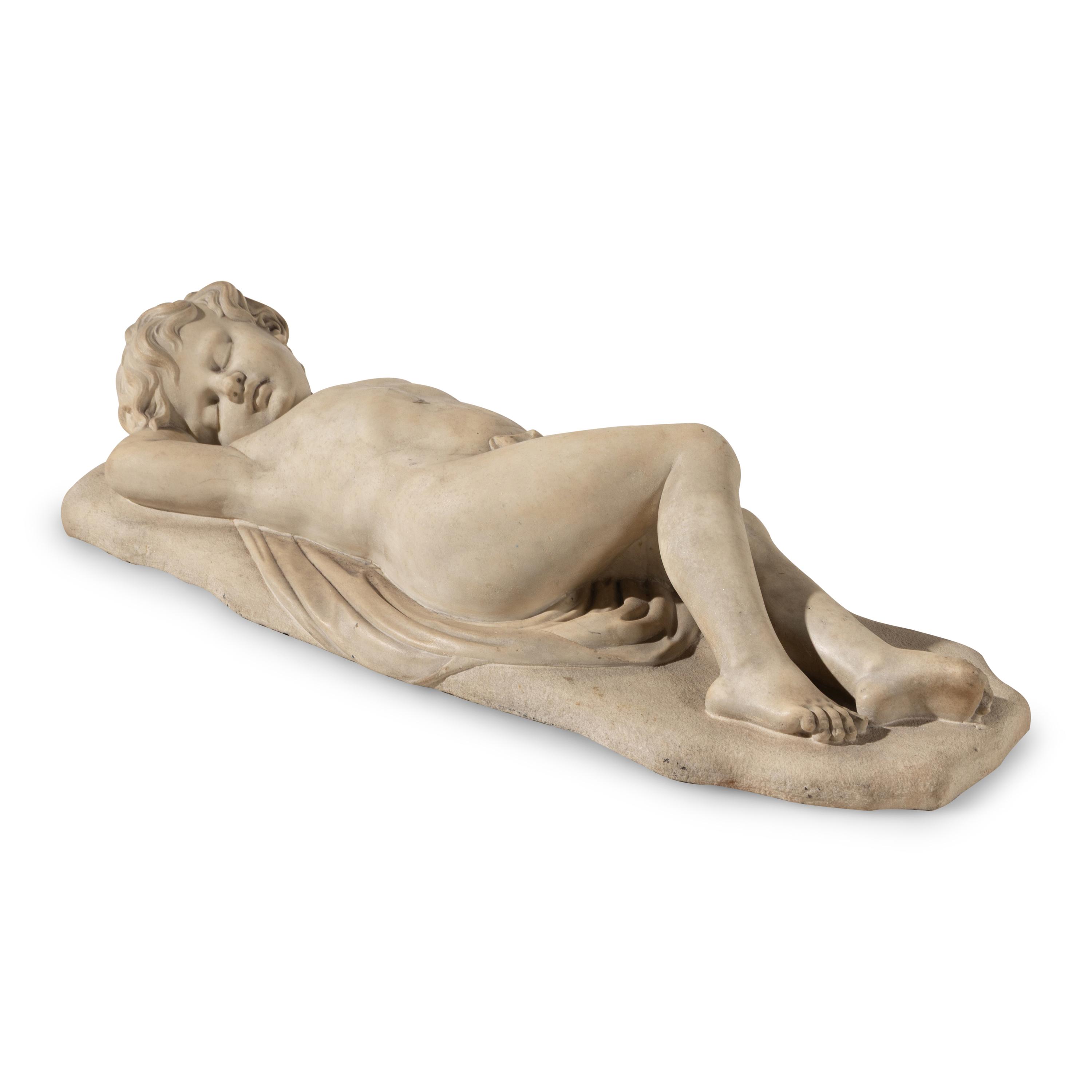 A Composition Figure of a Sleeping Child