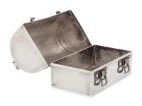 Cartier, Sterling Silver Mini Box Bag