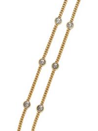 BVLGARI, YELLOW GOLD AND ANCIENT ROMAN COIN LONGCHAIN NECKLACE