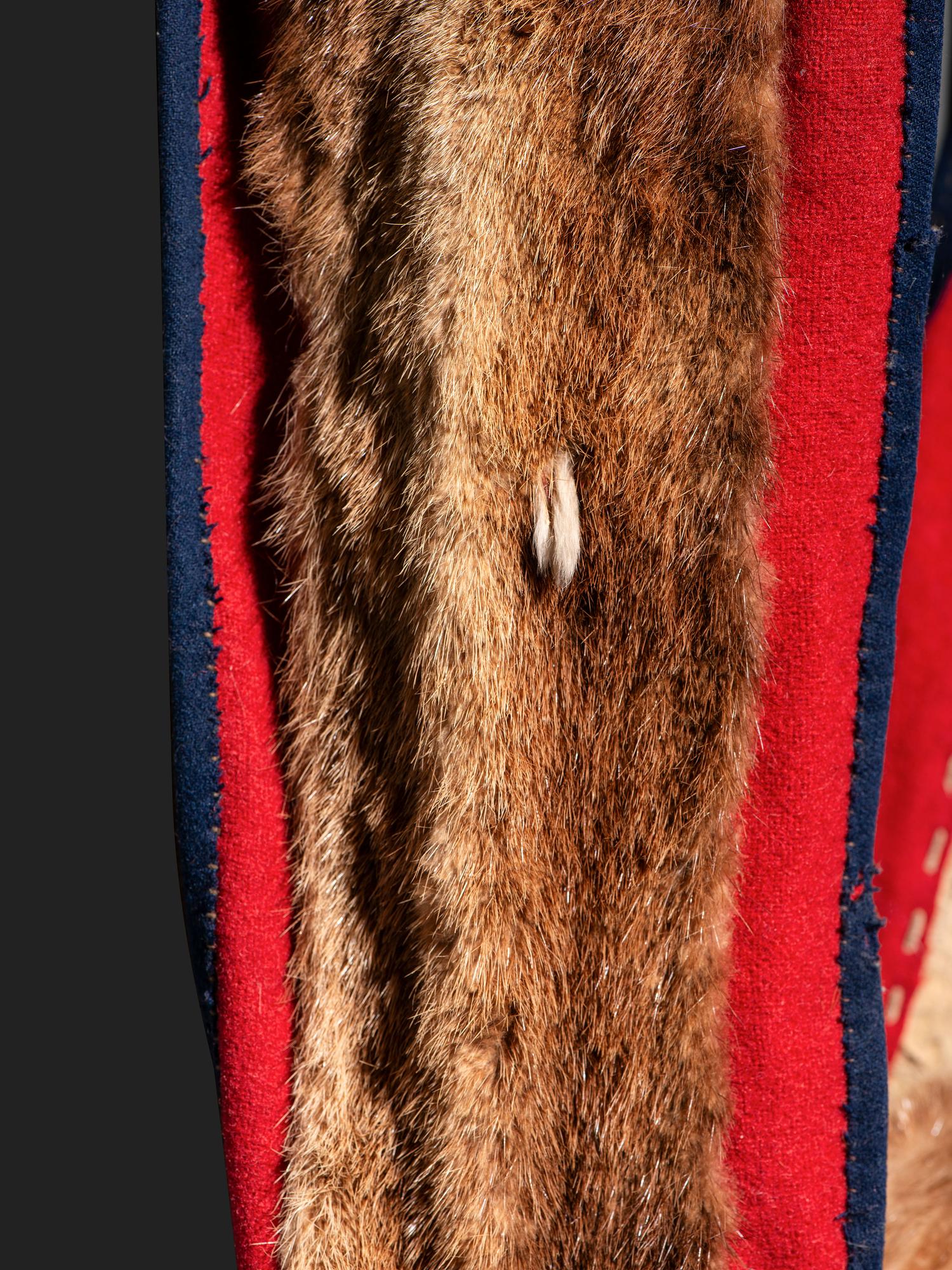 Nez Perce Beaded Otter Bowcase and Quiver, with Bow