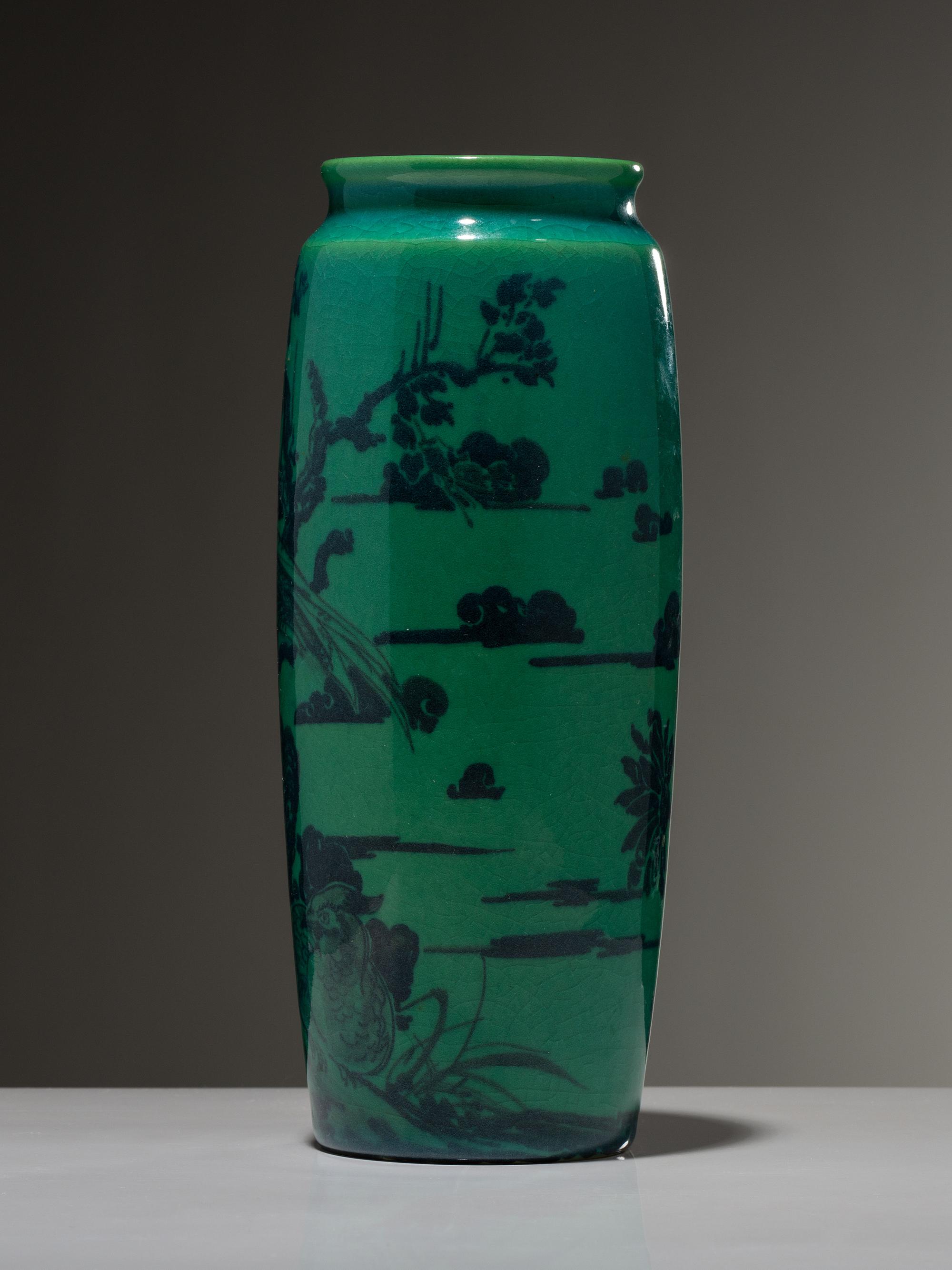 Two-Color Scenic Vase, 1920
