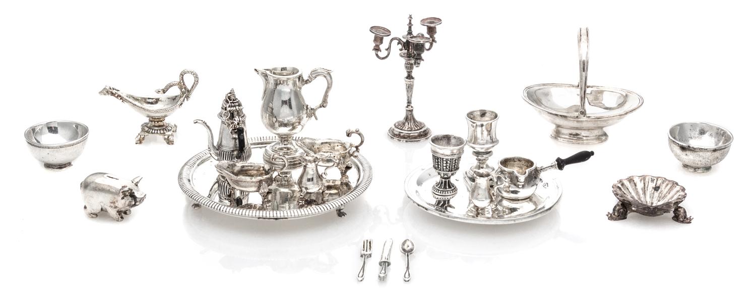 A Group of Silver Table Articles, Peter Acquisto, comprising a brandy warmer after an example by Fuller White; a goblet after Henry Hay
