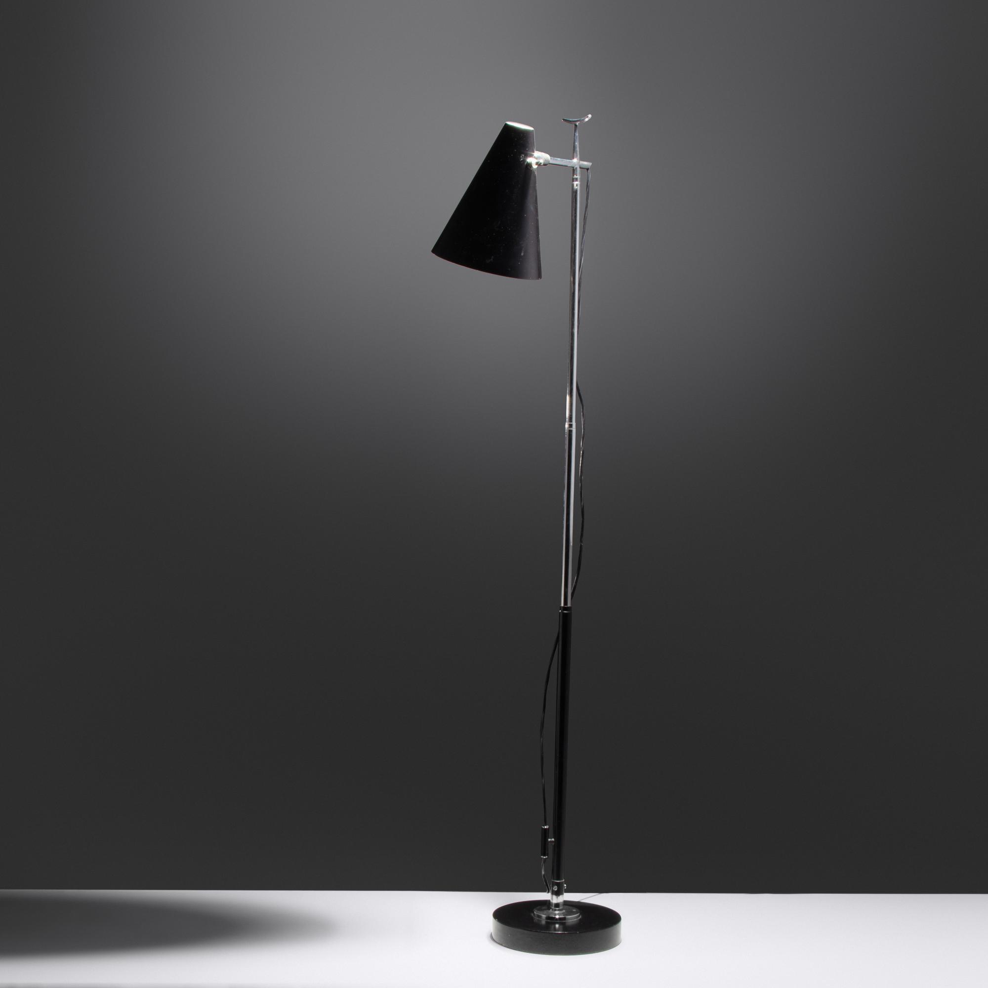 Telescoping Table / Floor Lamp, model 201 Oluce, Italy