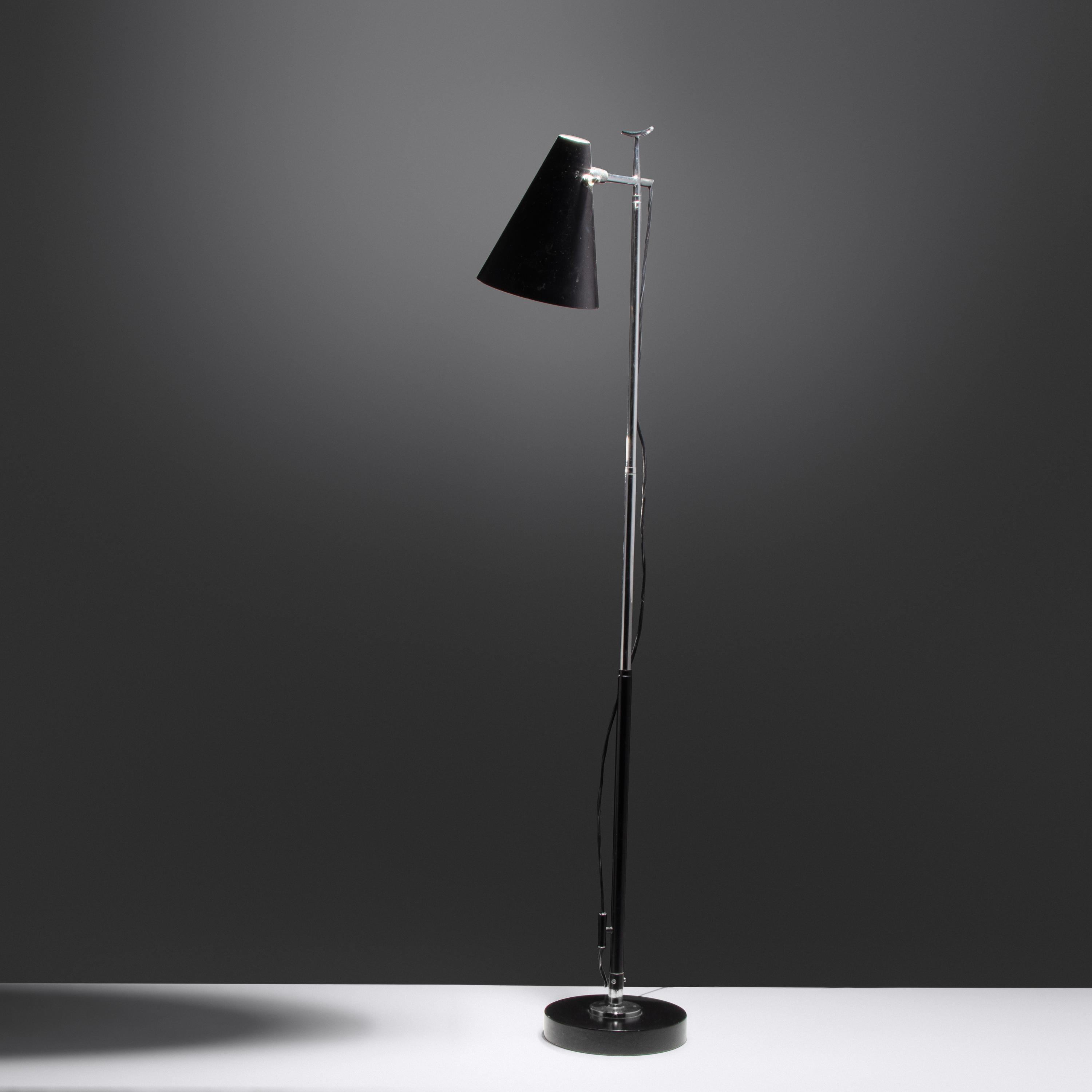 Telescoping Table / Floor Lamp, model 201 Oluce, Italy